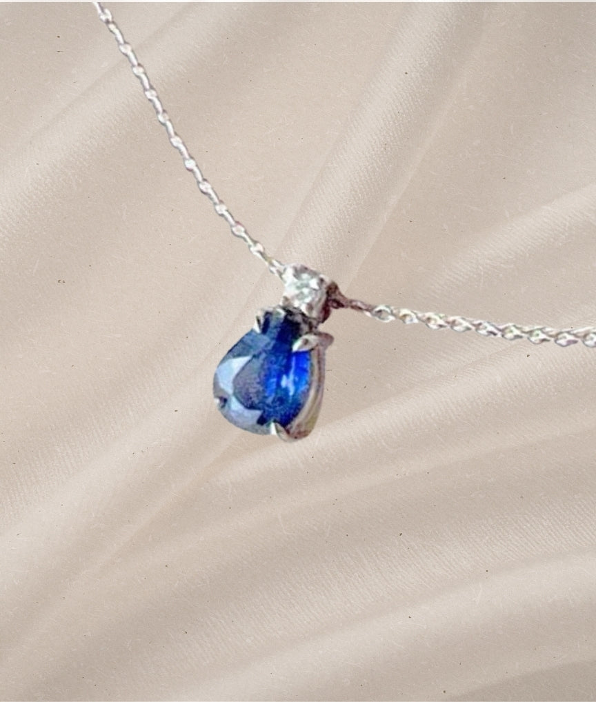 Blue Sapphire Necklace