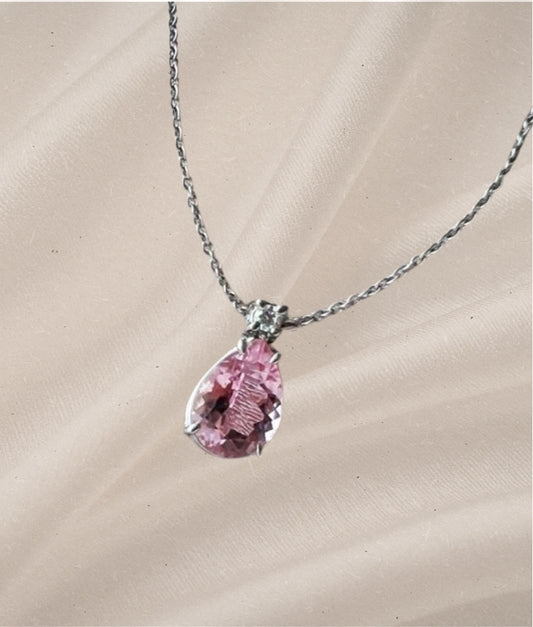 Pink Tourmaline Pendant