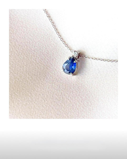 Blue Sapphire Necklace